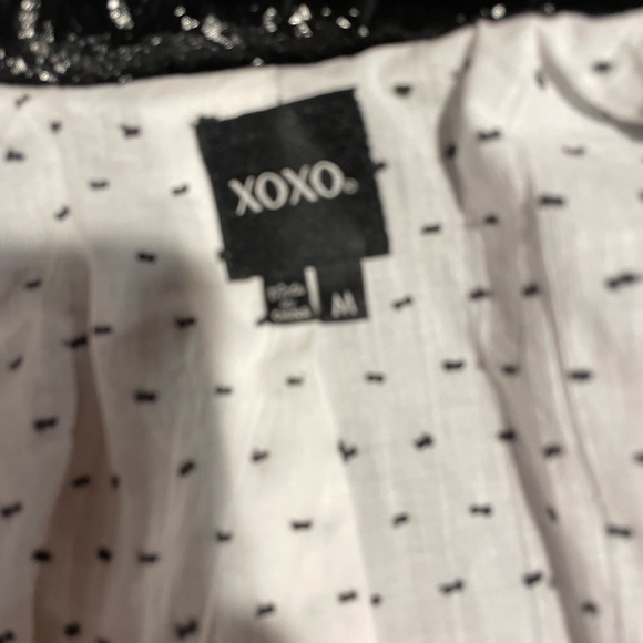 XOXO medium black glossy raincoat/jacket - Picture 12 of 14